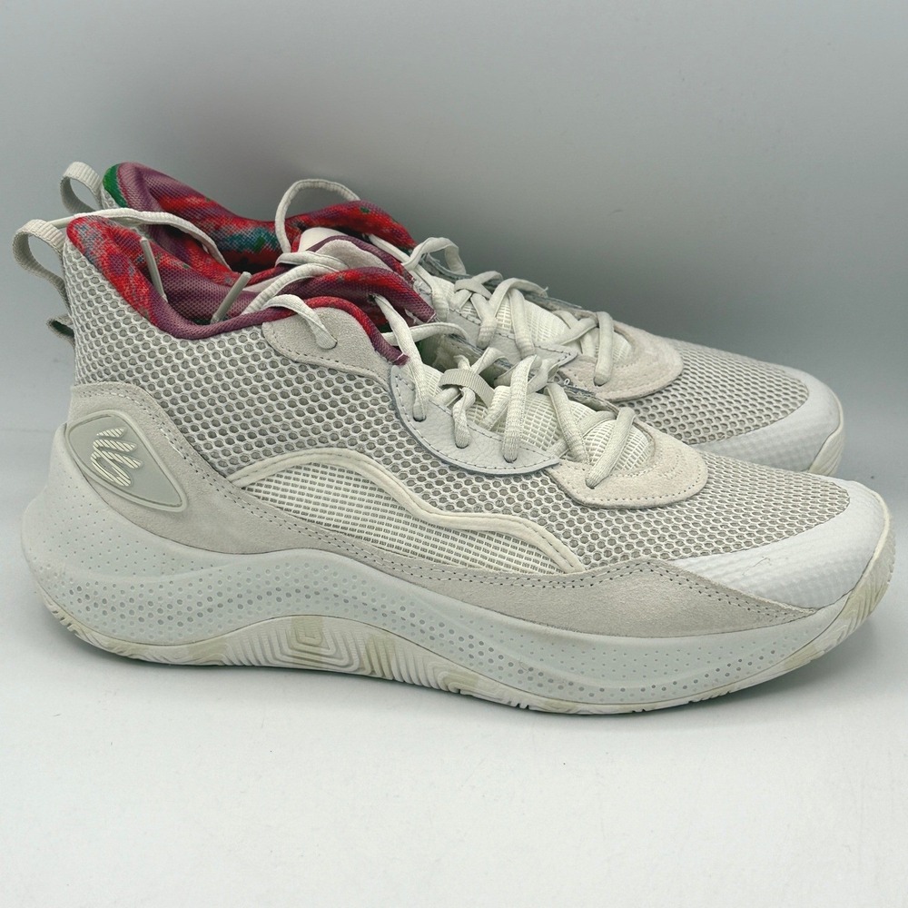 Under Armour Curry 3Z 24 SDE Shoes Mens 9.5 White Basketball Sneaker 3028191-114